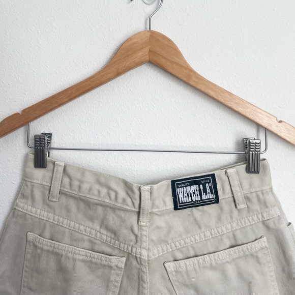Vintage Tan Cut-Off Shorts - Picture 6 of 8